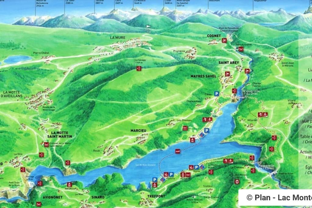 Grenoble Sud Varces Suite Privatisee Au Pied Des Montagnes エクステリア 写真